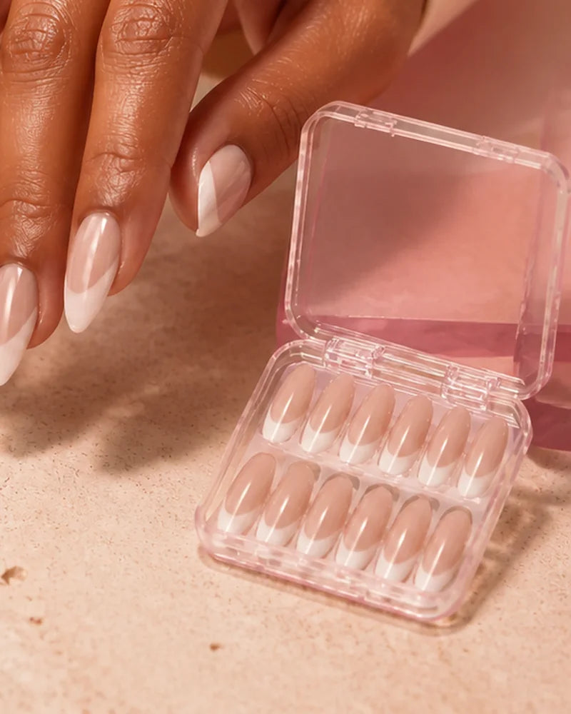 The Fit Set press-on nail look