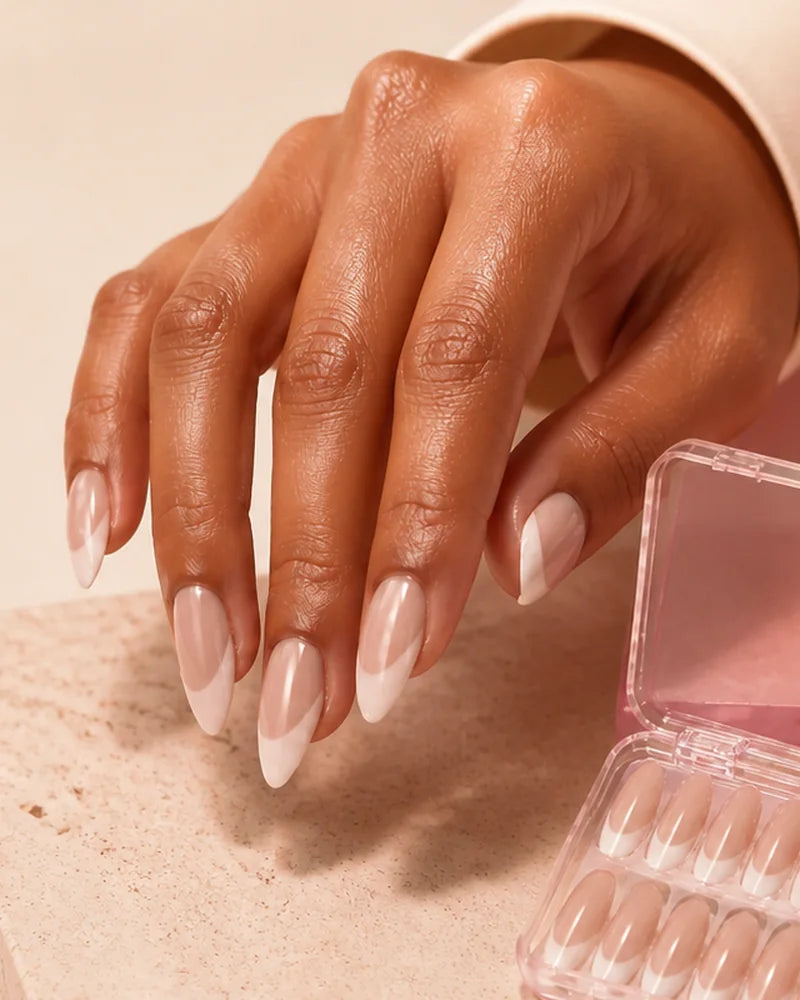 Fine Detail press-on nail look